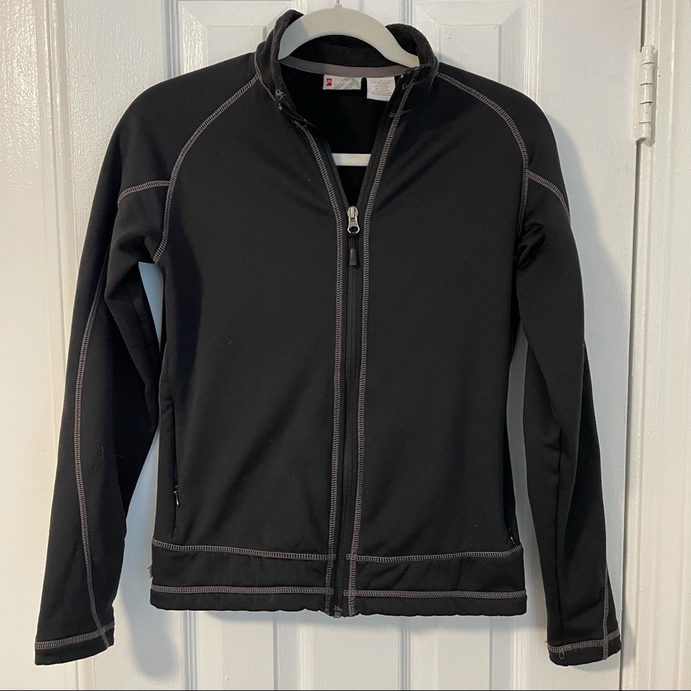 Alpine Design Black Full Zip Sweater
